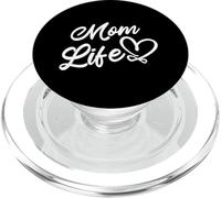 Mom Life Funny Heart Infinity Love Cute Mother's Day PopSockets PopGrip para MagSafe