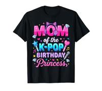 Mom Mother of The K-Pop Birthday Princess Korean Music Lover Camiseta