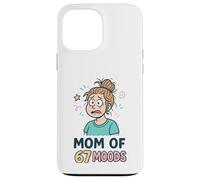 Mom of 67 Moods Funny Cartoon Expression Mom 67 Meme Carcasa para iPhone 13 Pro MAX