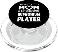 Mom of A Freaking Awesome Euphonium Player Mother Mum PopSockets PopGrip para MagSafe