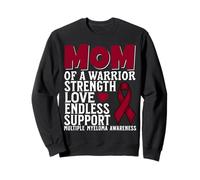 Mom of a Warrior Multiple Myeloma Awareness Family Matching Sudadera