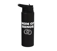 Mom Of Honor Wedding Stainless Steel Insulated Water Bottle
