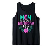 Mom of The Birthday Boy Cute Mom Mothers Day For Mommy Camiseta sin Mangas