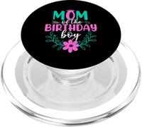 Mom of The Birthday Boy Cute Mom Mothers Day For Mommy PopSockets PopGrip para MagSafe