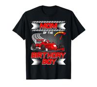 Mom of The Birthday Boy Race Car Party Family Matching Camiseta