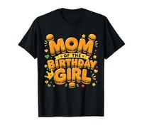 Mom of The Birthday Girl Burger Party Theme Camiseta