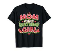 Mom of The Birthday Girl Watermelon Family Party Camiseta
