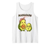 Mom of Two Mamacado Avocado Pregnancy Reveal for Second Baby Camiseta sin Mangas