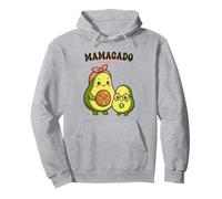 Mom of Two Mamacado Avocado Pregnancy Reveal for Second Baby Sudadera con Capucha