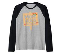 Mom Quote Love Family Humor Mom Hugs No Charge Camiseta Manga Raglan