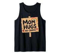 Mom Quote Love Family Humor Mom Hugs No Charge Camiseta sin Mangas