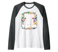 Mom Says Eat Your Fruits and Vegetables Health Food - Camiseta Manga Raglan