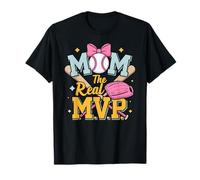 Mom, The Real Most Valuable Person, Funny Baseball Camiseta