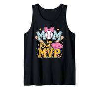 Mom, The Real Most Valuable Person, Funny Baseball Camiseta sin Mangas