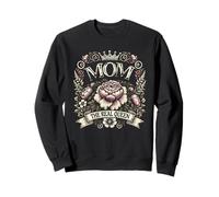 MOM The Rreal Queen Mother's Day for Mum Moms Mother Sudadera