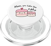 Mom You Take The Cake Lindo Kawaii Madre Apreciación Diseño PopSockets PopGrip para MagSafe