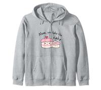 Mom You Take The Cake Lindo Kawaii Madre Apreciación Diseño Sudadera con Capucha
