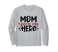 Mom You'Re My Hero Cute Best Mama Día de la Madre Manga Larga