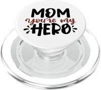 Mom You'Re My Hero Cute Best Mama Día de la Madre PopSockets PopGrip para MagSafe