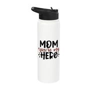 Mom You're My Hero Cute Best Mama Día de la Madre Stainless Steel Insulated Water Bottle