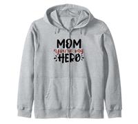 Mom You'Re My Hero Cute Best Mama Día de la Madre Sudadera con Capucha