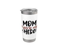 Mom You're My Hero Cute Best Mama Día de la Madre Vaso térmico de acero inoxidable de doble pared