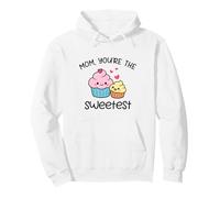 Mom You'Re The Sweetest Cute Kawaii Cupcake Madre Diseño Sudadera con Capucha