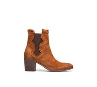 MOMA- Botines Marrones de Ante- Shoes- Mujer- Marrón- 39 EU- Botines Marrones de Ante