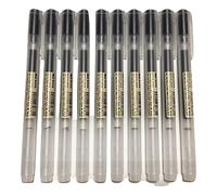 MUJI MoMa Gel Ink Ball Point Pen 0,5 mm Black Color 10 unidades