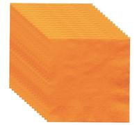 MOMAHUA 20 piezas de servilletas de papel 33x33 cm - Servilletas de lujo naranja para fiestas - Calidad superior - Máxima absorción - Diseño moderno para restauración, decoración de mesa de cumpleaños