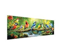 MOMAKA Grande Diamond Painting Kit Aves De Primavera, 5D DIY Kits de Pintura Diamante, Bordado Pintura de Diamantes de Imitación Punto de Cruz por Números para Decoración de Pared Hogar 30x80 cm