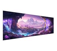MOMAKA Grande Diamond Painting Kit Cristal, 5D DIY Kits de Pintura Diamante Paisaje, Bordado Pintura de Diamantes de Imitación Punto de Cruz por Números para Decoración de Pared Hogar 30x80 cm