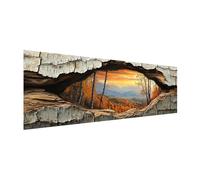 MOMAKA Grande Diamond Painting Kit Cuevas, 5D DIY Kits de Pintura Diamante Paisaje, Bordado Pintura de Diamantes de Imitación Punto de Cruz por Números para Decoración de Pared Hogar 30x80 cm