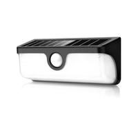Moman Luces Solares Exteriores Enlazables con Sensor de Movimiento, Lámparas de Pared LED Solares IP65 Impermeables con Activación Sincronizada para Balcón, Jardín y Garaje