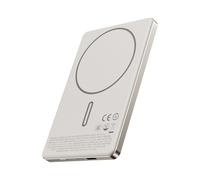 MOMAX 5000mAh Banco De Potencia Inalámbrico Magnético, 1,0cm Ultradelgado, 125g Ligero, Carga rápida PD20W, Imán Supremo Cargador Portátil para Magsafe, Serie iPhone, AirPods E Android