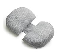 momcozy Almohada portátil para embarazo, almohada de lado en forma de W para espalda, abdomen y caderas, almohada de viaje ajustable para aliviar el dolor de embarazadas