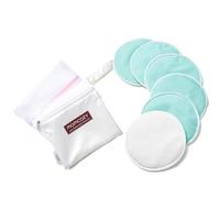 Momcozy Almohadillas de lactancia reutilizables, uso innovador de tela unidireccional que absorbe la humedad y almohadillas de pecho lavables de 4 capas, súper absorbentes y de gran capacidad, paquete