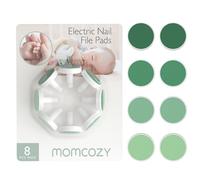 Momcozy Almohadillas de repuesto para recortadora de uñas para bebé, almohadillas de molienda eléctricas para recortadora de uñas eléctrica momcozy solo uso, 8 almohadillas de repuesto