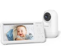 momcozy Babyphone con cámara, Monitor para bebés con Video HD de 1080P de 5 Pulgadas con cámara y Audio, sin WiFi, batería de 5000 mAh, Lente Gran Angular, Visión Nocturna Clara, Alcance de 960 pies