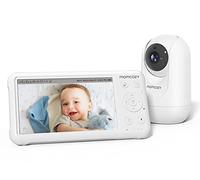 momcozy Babyphone con cámara, Monitor para bebés con Video HD de 1080P de 5 Pulgadas con cámara y Audio, sin WiFi, batería de 5000 mAh, Lente Gran Angular, Visión Nocturna Clara, Alcance de 960 pies