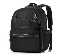 Momcozy bolsa cambiadora impermeable para bebé, mochila con compartimento para portátil, bolsa de pañales grande, bolsa aislante, bolsa cambiadora neutral multifuncional para padres, color negro
