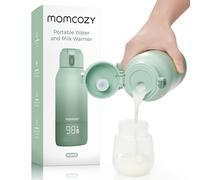 Momcozy Calienta Biberones Portatil para Viaje - Modos de Calentamiento Dual para Leche Materna y Agua, Calentador de Biberones con Calentamiento Rápido y Batería de Larga Duración, Capacidad de 500ml