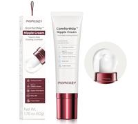 Momcozy Crema para Pezones ComfortNip™ Refrescante y Sin Contacto, para Lactancia, Alivio Instantáneo, Fórmula Natural, con Aplicador de Cerámica, 50 g