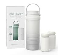 Momcozy Enfriador portátil de leche materna de 22 onzas para exteriores, salvavidas con enfriamiento total de 360° durante 24 horas, enfriador de leche materna de viaje de mayor capacidad con 2