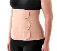 momcozy Ergowrap Faja Postparto Recuperación Abdominal, Faja Postparto Cesárea con Compresión 3D y Soporte Lumbar, Banda Lumbar para Mujer Invisible, Suave y Transpirable, Rosa Ostra