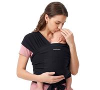 Momcozy Fular Portabebés Ajustable, 3,6-15 kg, OEKO-TEX | Desde recién nacido, postura M ergonómica, 95% poliéster + 5% elastano, tejido transpirable y ligero 450 g