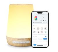 momcozy - Máquina de sonido para bebé, máquina de ruido blanco para dormir con luz nocturna, entrenador de sueño para niños pequeños con 34 sonidos relajantes, temporizador, control remoto por APP