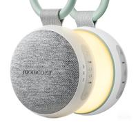 Momcozy Máquina de Sonido Portátil con Luz Nocturna, Máquina de Ruido Blanco para Bebé, 20 Sonidos Relajantes, Terapia de Sonido, Potencia de Larga Duración, Temporizador, con Anillo