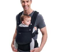 Momcozy Mochila Portabebés Ergonómica, Cómoda y Ligera | para Bebés 3-24 Meses, Fácil de Poner, Soporte Lumbar Mejorado, Manos Libres