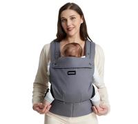Momcozy Mochila Portabebés Ergonómica, Cómoda y Ligera | para Bebés 3-24 Meses, Fácil de Poner, Soporte Lumbar Mejorado, Manos Libres